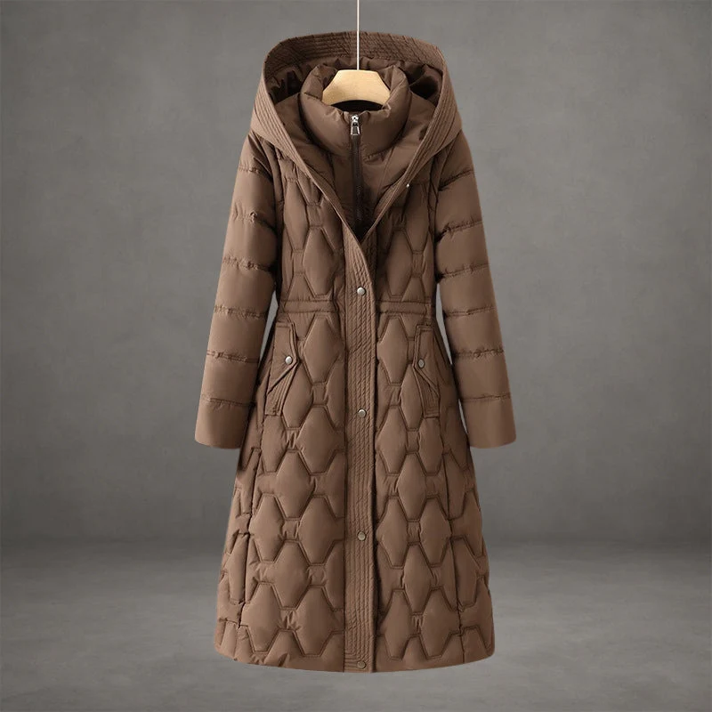 Torielle - Wetterfester Longmantel mit Kapuze