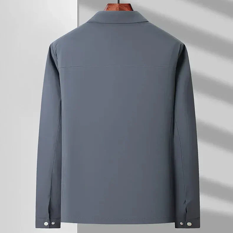 Grant - Strukturierte Jacke mit Reißverschluss