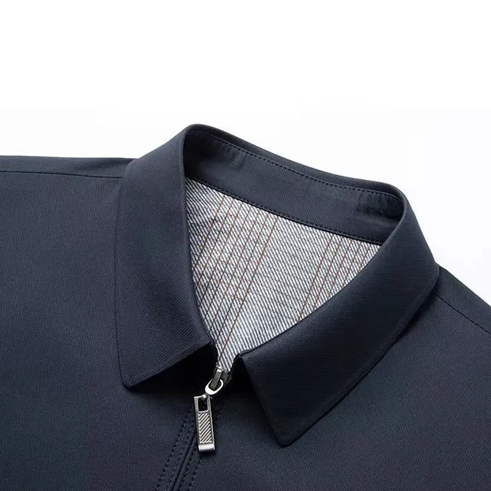 Grant - Strukturierte Jacke mit Reißverschluss