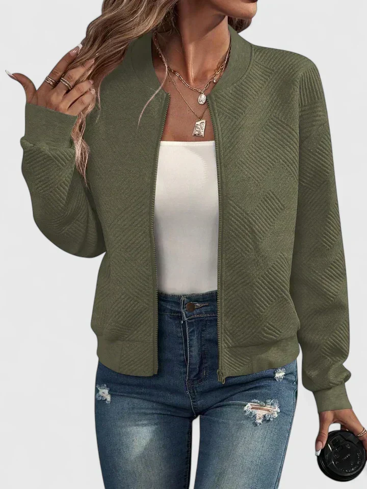 Maja | Damen Kurze Jacke zum Schichten für Herbst