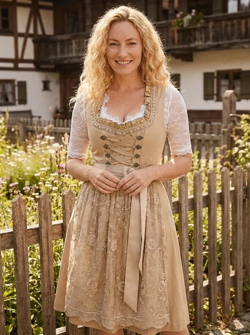 Marlene | Damen Festliches Dirndl zum Oktoberfest