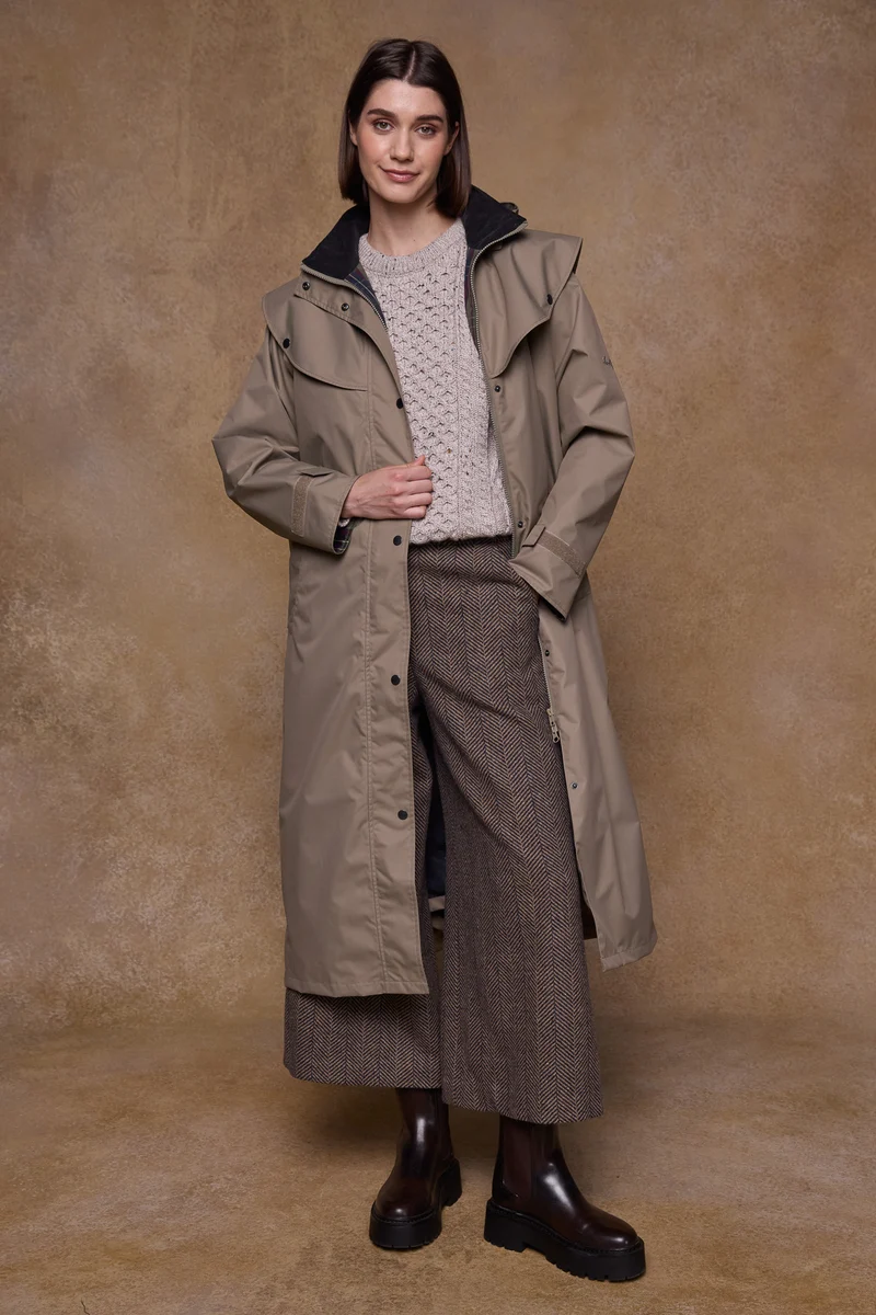 Connemara Waterproof Coat - Stone
