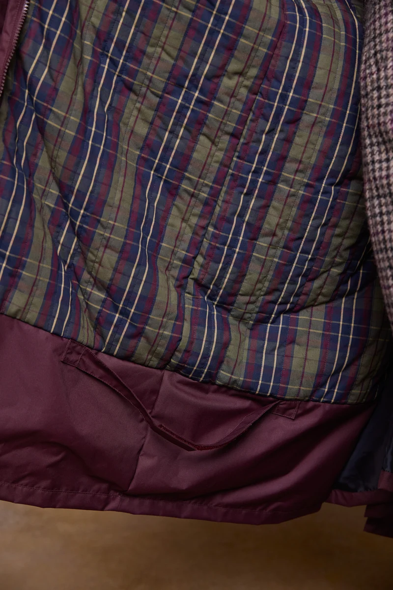 Connemara Waterproof Coat - Maroon