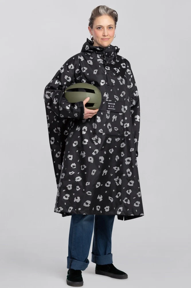 Reflektierender Regenponcho