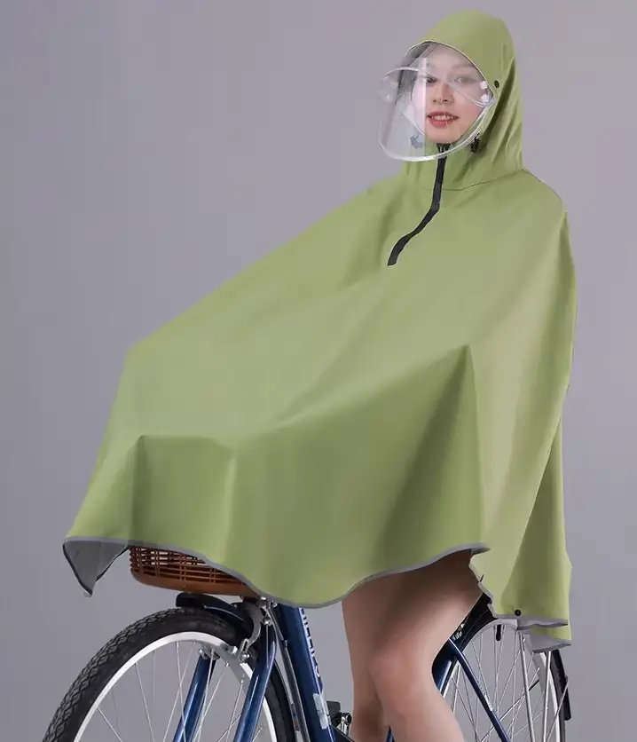 Regenponcho Fahrrad für über Lenker