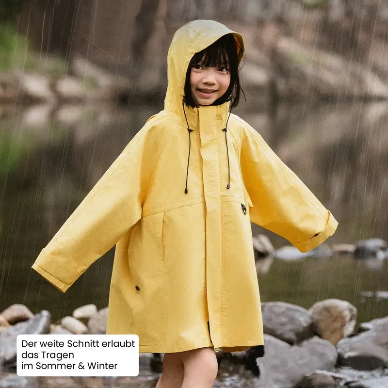 Weite Regenjacke Damen kurz