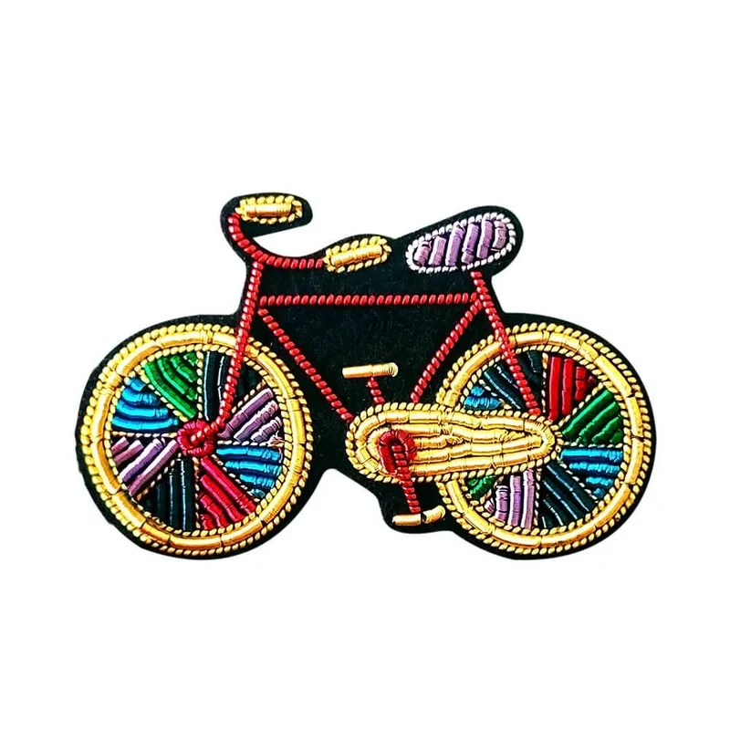 Fahrradgeschenk: Brosche Fahrrad & Herz