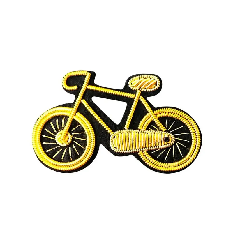 Fahrradgeschenk: Brosche Fahrrad & Herz