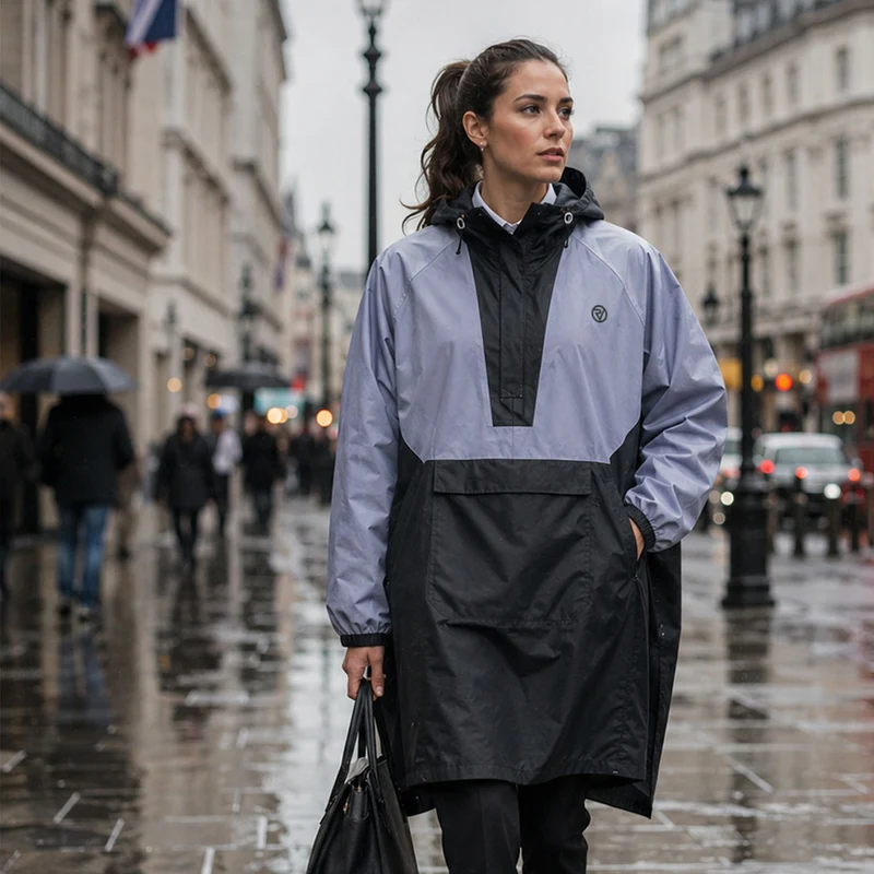 Reflective Waterproof Cycling/Hiking Poncho