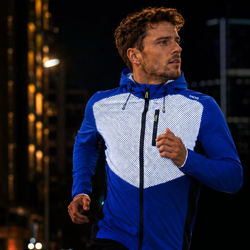 Lumina Men’s Reflective Waterproof Running Jacket