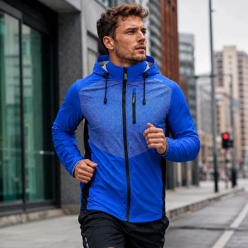 Lumina Men’s Reflective Waterproof Running Jacket