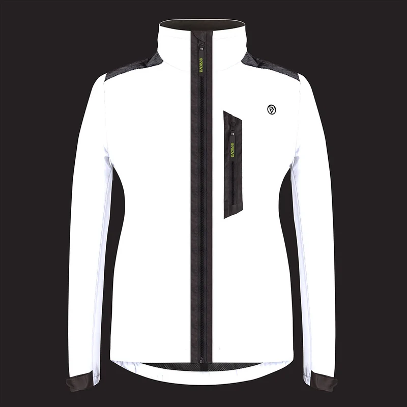 City Women's 100% Reflective Waterproof Commuter Cycling Jacket