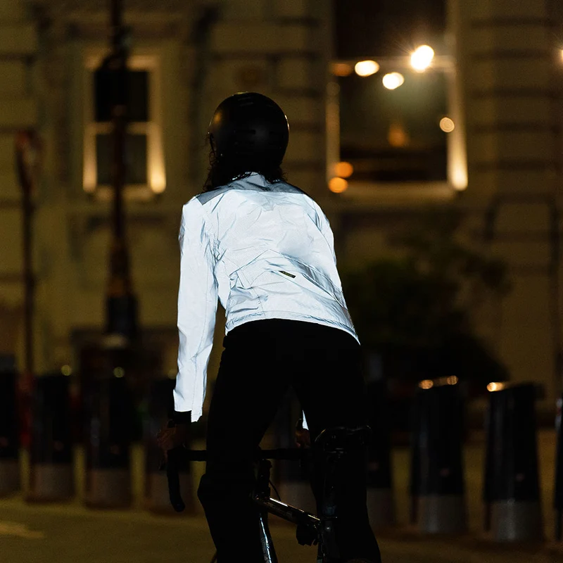 City Women's 100% Reflective Waterproof Commuter Cycling Jacket