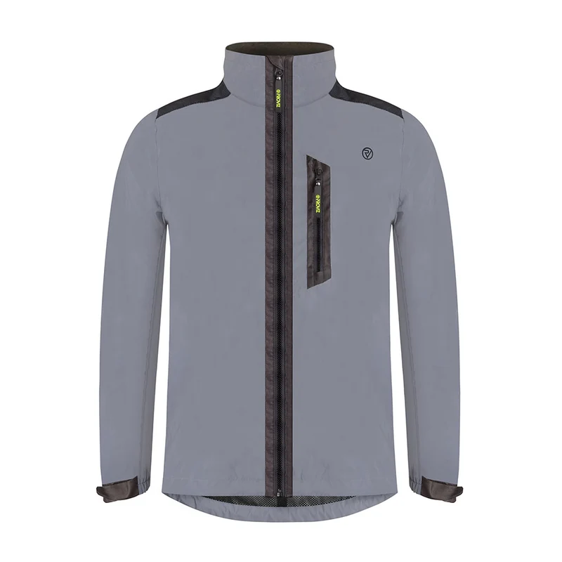 City Men's 100% Reflective Waterproof Commuter Cycling Jacket