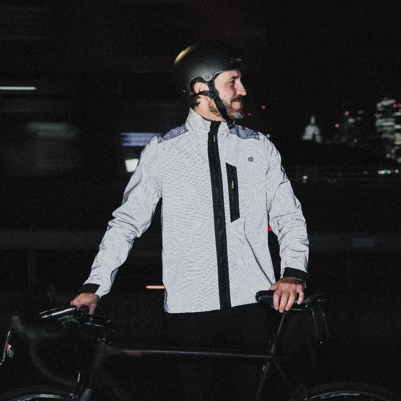 APEX Men’s 100% Reflective Waterproof Cycling Jacket