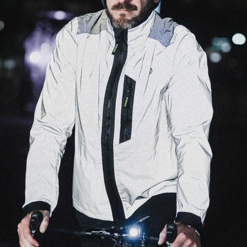 APEX Men’s 100% Reflective Waterproof Cycling Jacket