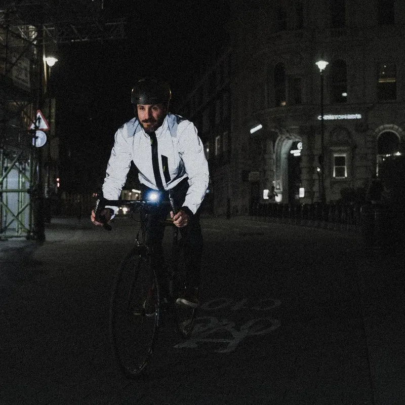 APEX Men’s 100% Reflective Waterproof Cycling Jacket