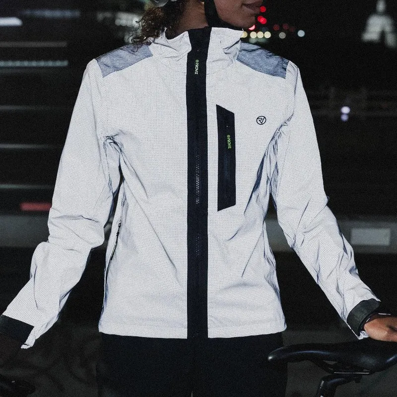 APEX Women’s 100% Reflective Waterproof Cycling Jacket