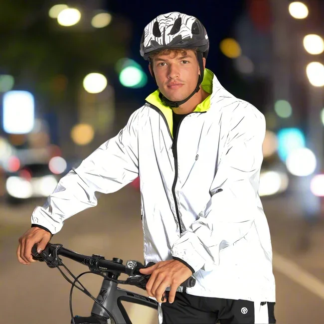 Men's Reflective Reversible Cycling Jacket