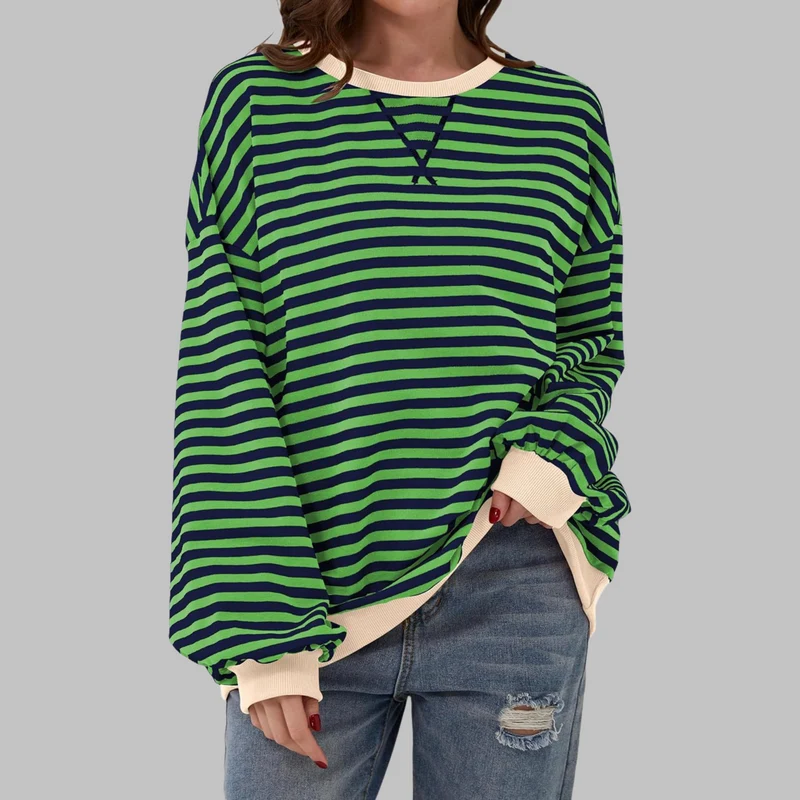 Amelia - Weicher Strickpullover mit Streifen