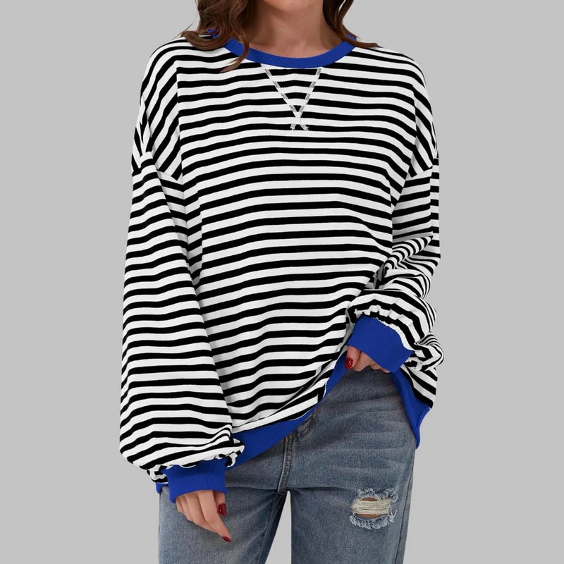 Amelia - Weicher Strickpullover mit Streifen