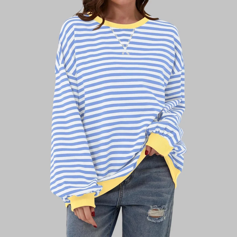Amelia - Weicher Strickpullover mit Streifen
