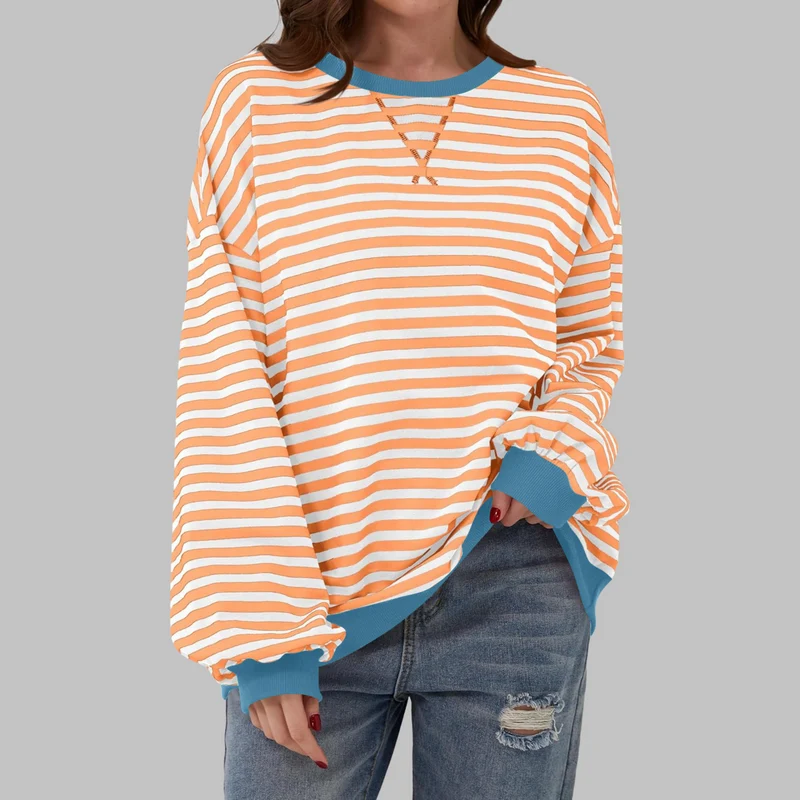 Amelia - Weicher Strickpullover mit Streifen