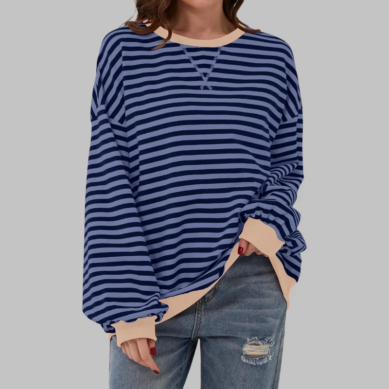 Amelia - Weicher Strickpullover mit Streifen