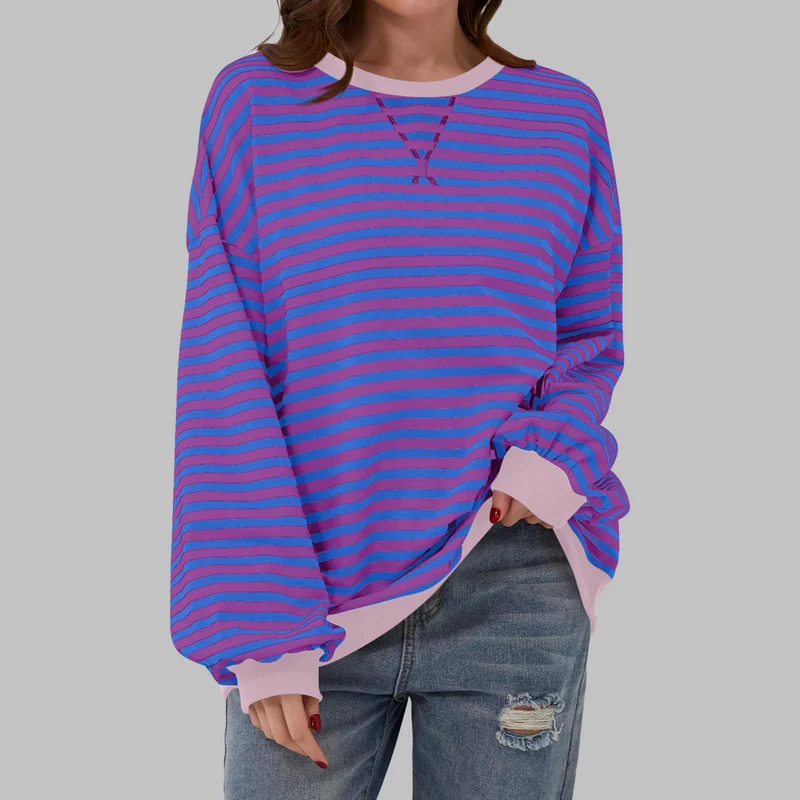 Amelia - Weicher Strickpullover mit Streifen