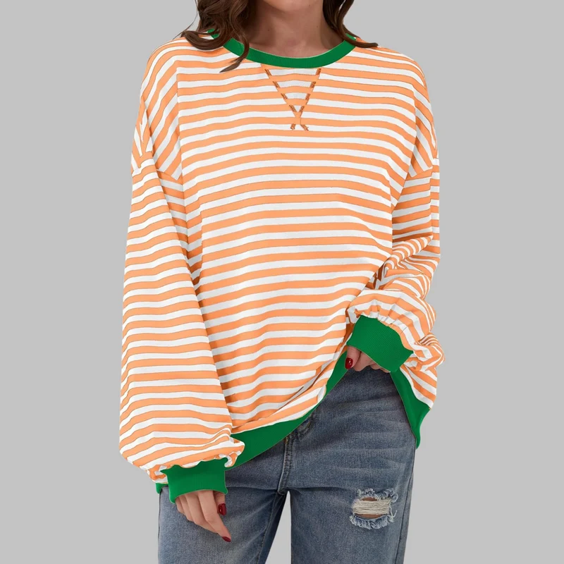 Amelia - Weicher Strickpullover mit Streifen