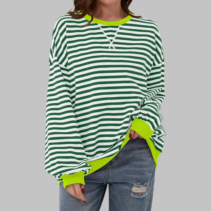 Amelia - Weicher Strickpullover mit Streifen