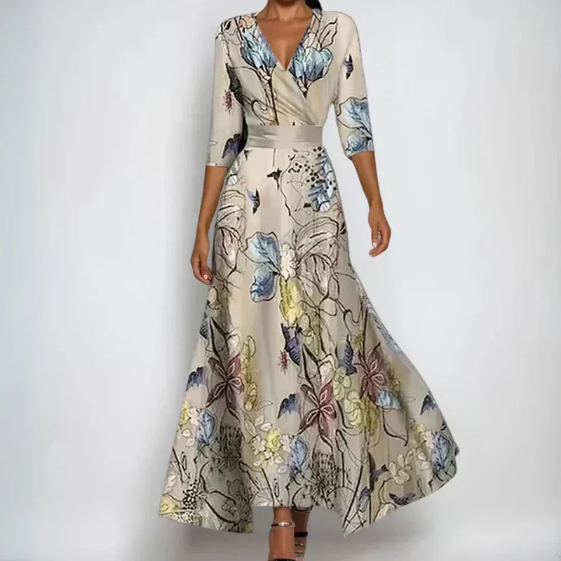 Grace - Weiches, florales Wickelkleid
