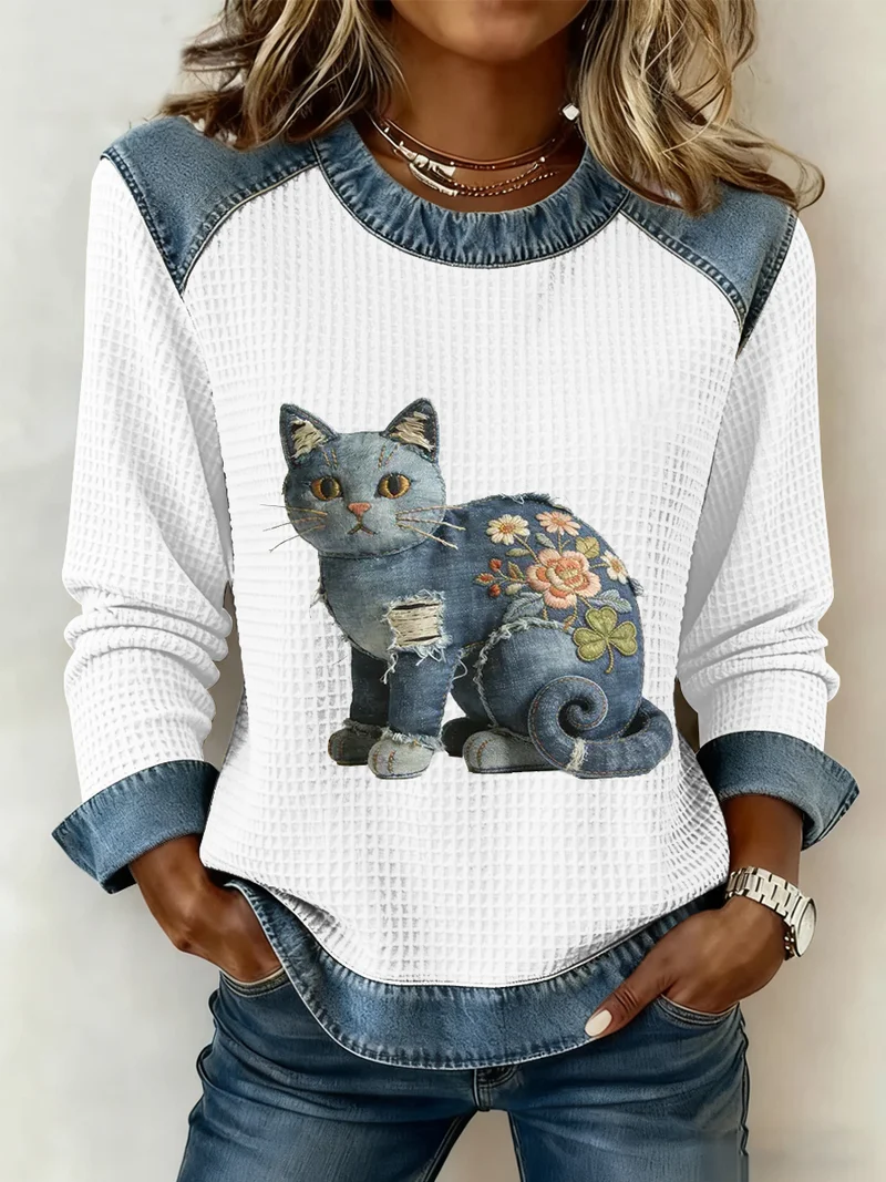 Maya - Weichgriffiges Patchwork-Top