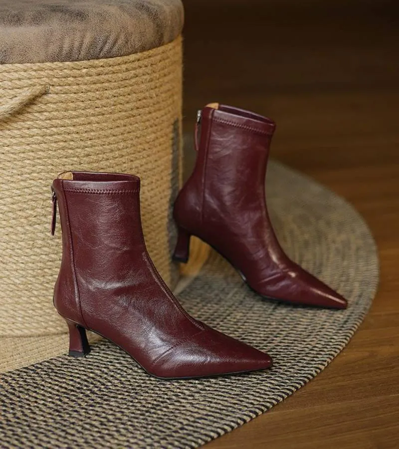 Amelia – Elegante Stiefeletten mit Absatz