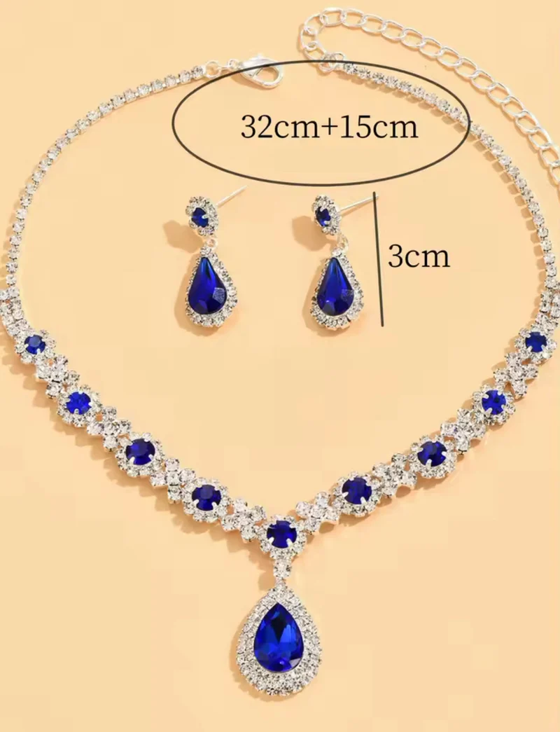 Sariyn – Elegantes Schmuck-Set in Tropfenform