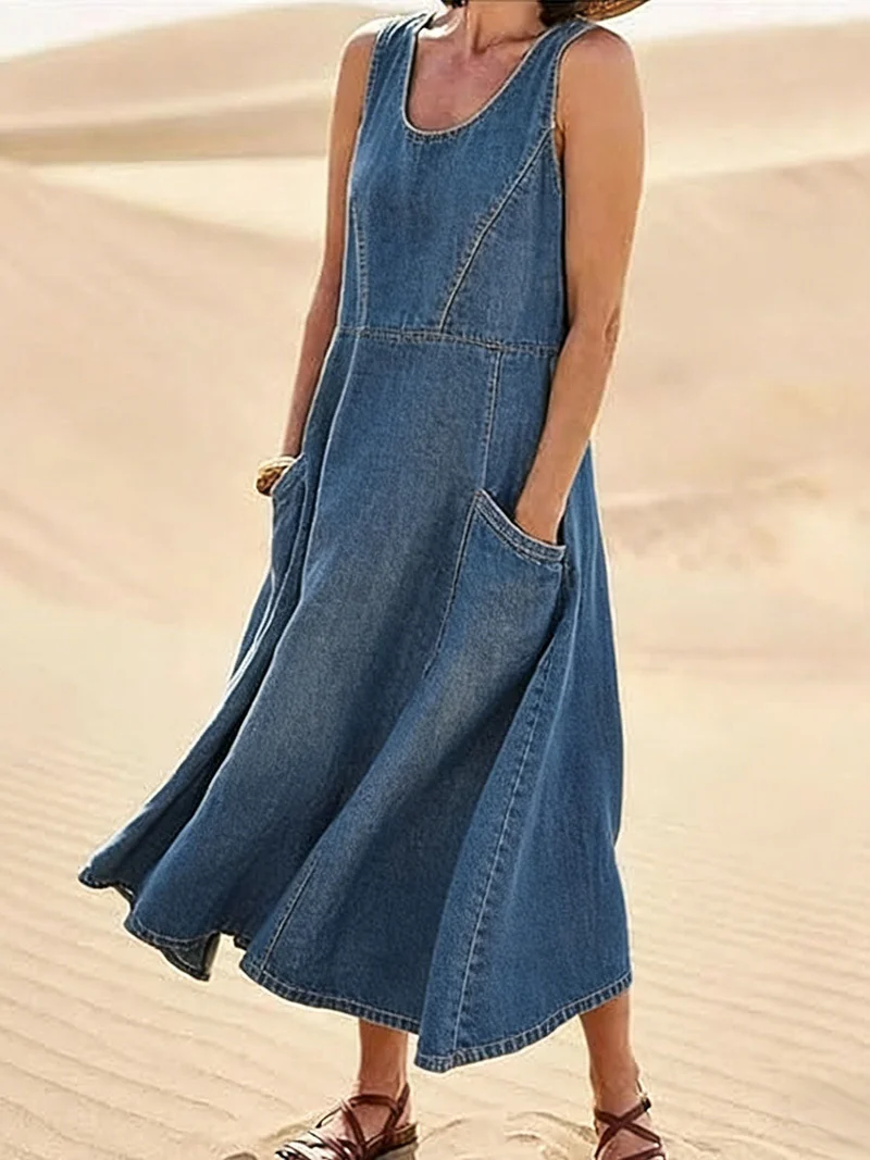 Taina – Stilvolles, lässiges Midikleid