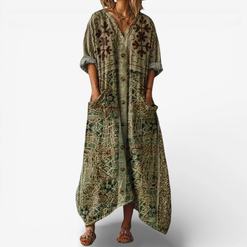Azenelle – Stilvolles, lässiges Maxikleid