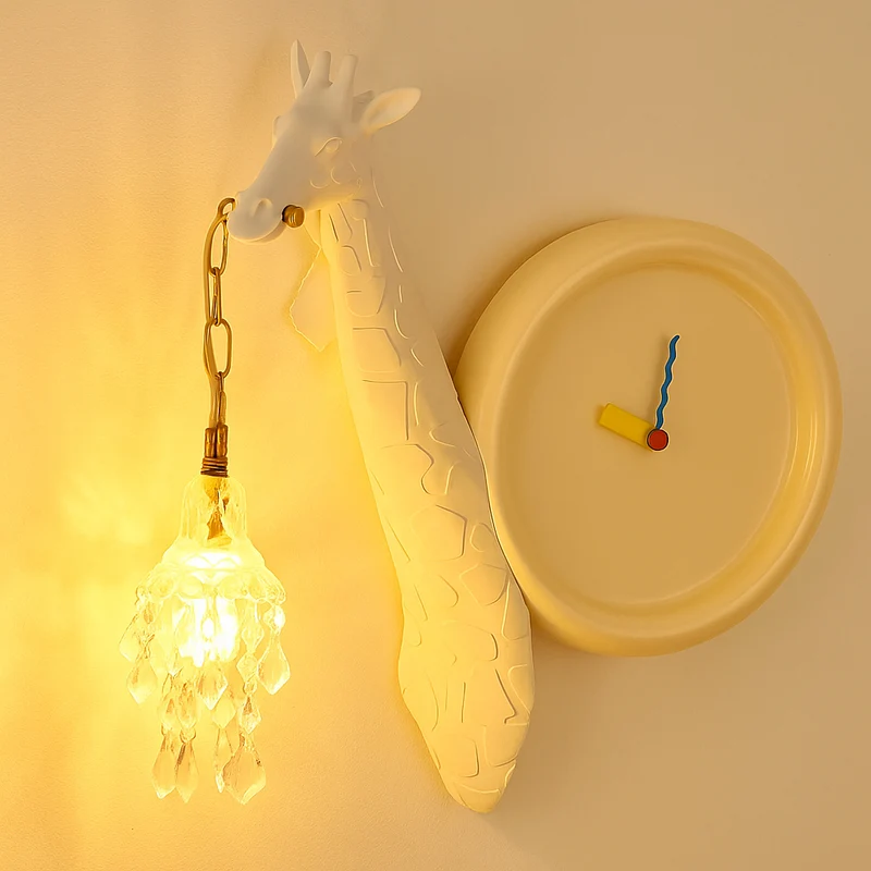 GlowNeck – Giraffenförmige LED-Wandlampe mit warmem, weichem Licht für einzigartige Einrichtung