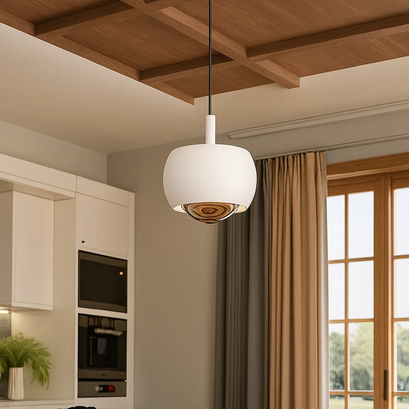 HaloForm – Minimalistische Pendelleuchte mit LED-Licht und elegantem kreisförmigem Design
