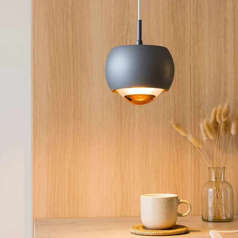 HaloForm – Minimalistische Pendelleuchte mit LED-Licht und elegantem kreisförmigem Design