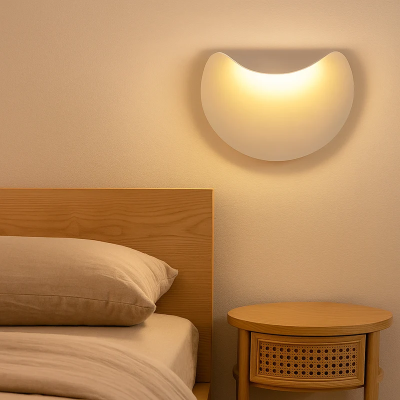 LumaGlow – Minimalistische Wandleuchte mit sanftem, umgebendem Licht