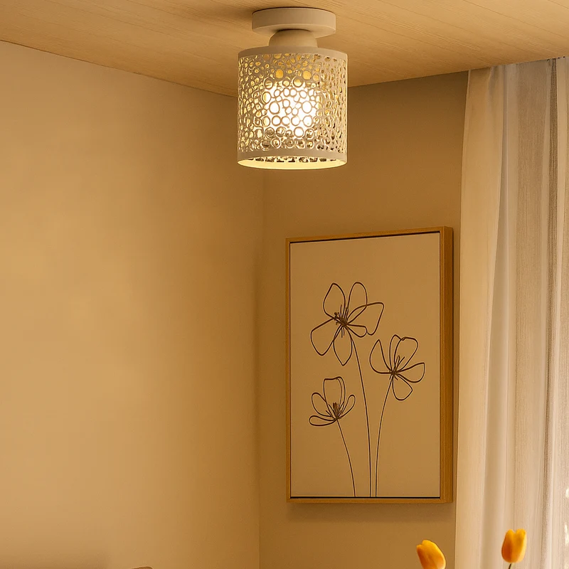 IronGlow – Industrielle Loftlampe mit offenem Rahmen im Vintage-Stil