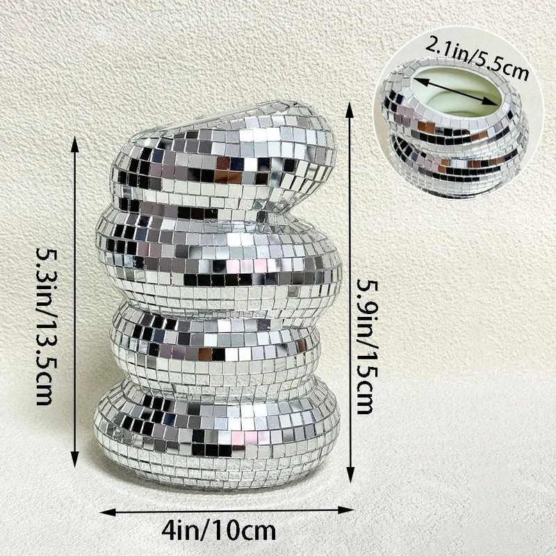 GlamSphere – Spiegelverkleidete Discovase mit Retrocharme und modernem Flair