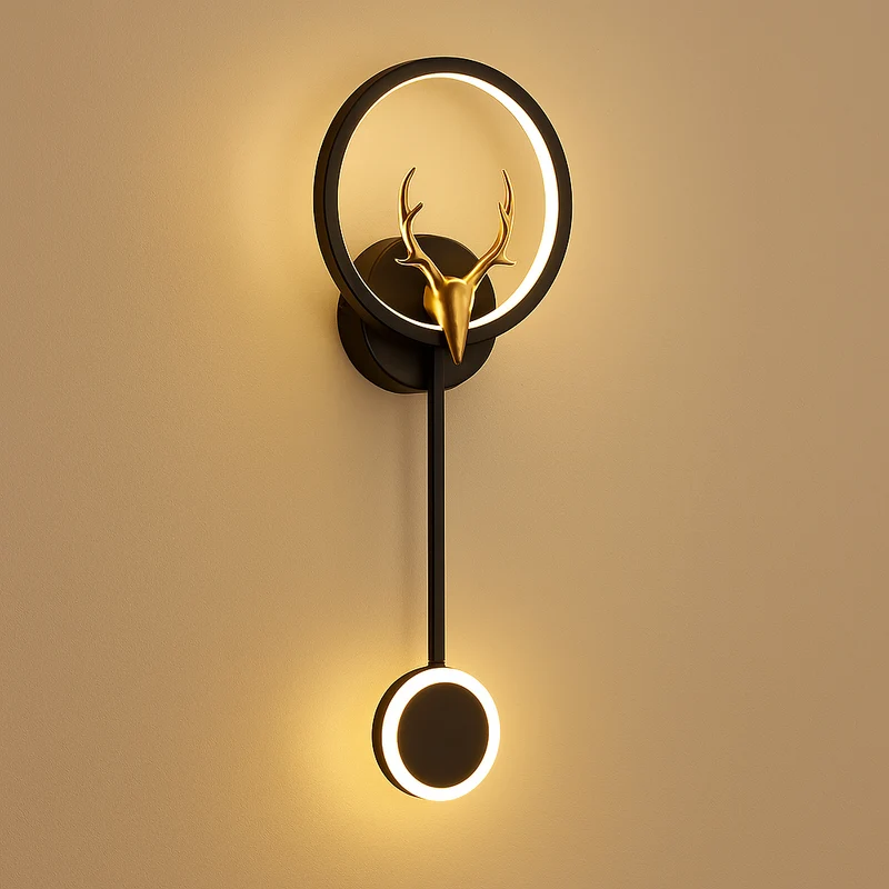 LumiNest – Elegante Doppelwandleuchte für minimalistische und stimmungsvolle Beleuchtung im Zuhause