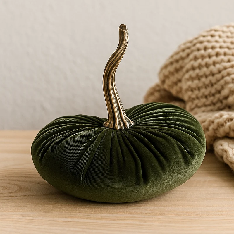 HarvestHug – Handgefertigtes weiches Halloween-Kürbiskissen