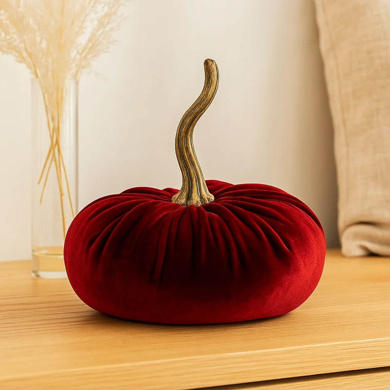 HarvestHug – Handgefertigtes weiches Halloween-Kürbiskissen