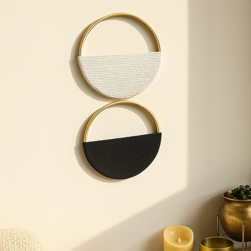 Willowloop – Circulares Makrame-Wandsdekor mit symmetrischem Design