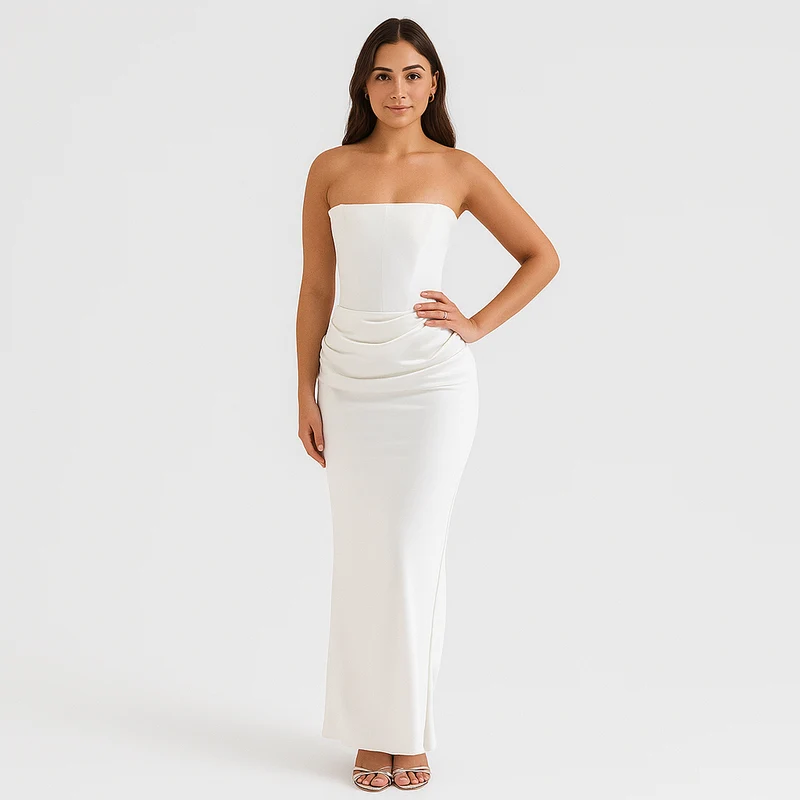 Vivienne – Elegantes Retro-Trägerloses Partykleid