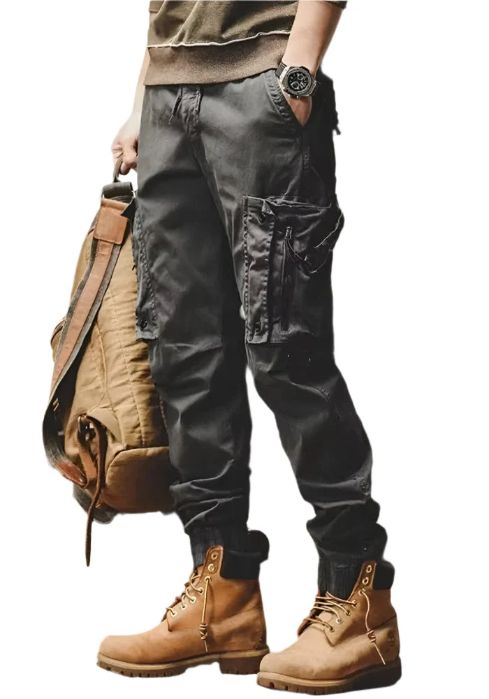 Emil UrbanEase Cargo-Hosen – Entspannte Passform Utility-Hosen mit Mehreren Taschen