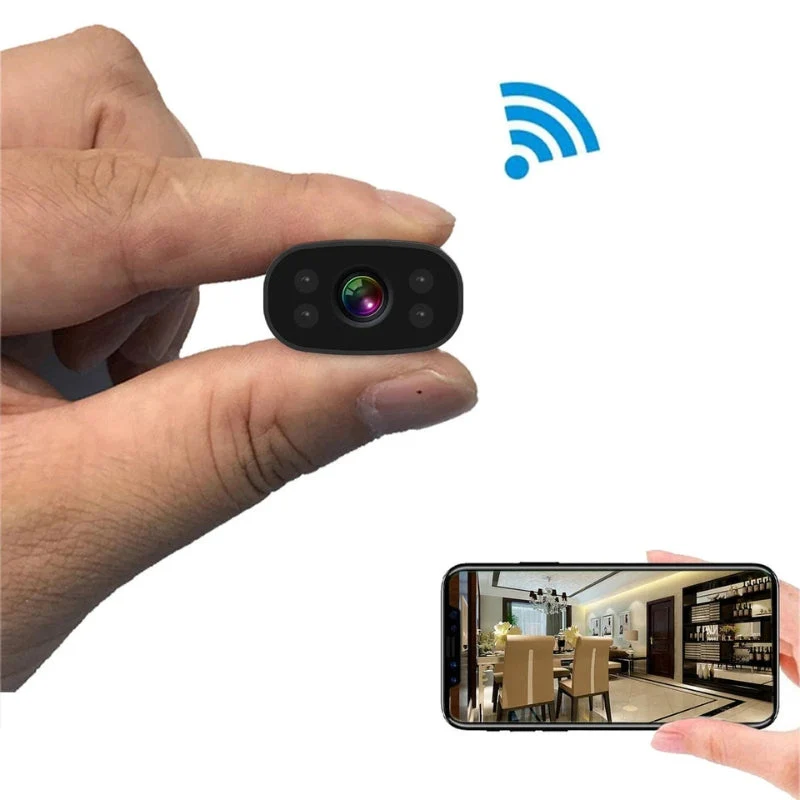 MiniGuard WiFi-Sicherheitskamera – Kompakte bewegungserkennende Überwachung